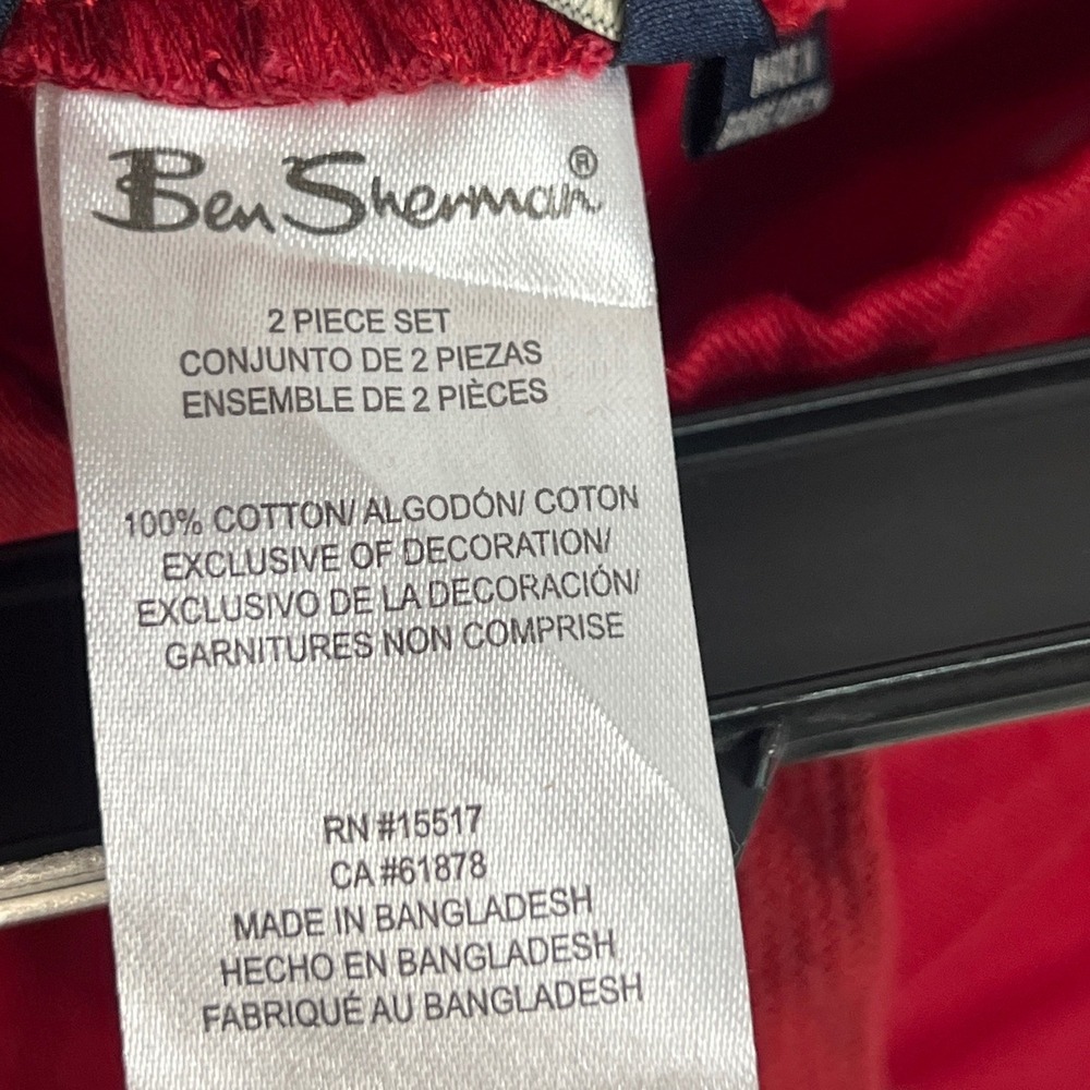Ben Sherman Kids Pull On Red Dress Shorts Boys Size Small Preppy Cottage - Picture 5 of 5